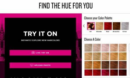 Un nou „salon virtual” vă permite să vă schimbați culoarea părului cu rezultate uimitor de realiste