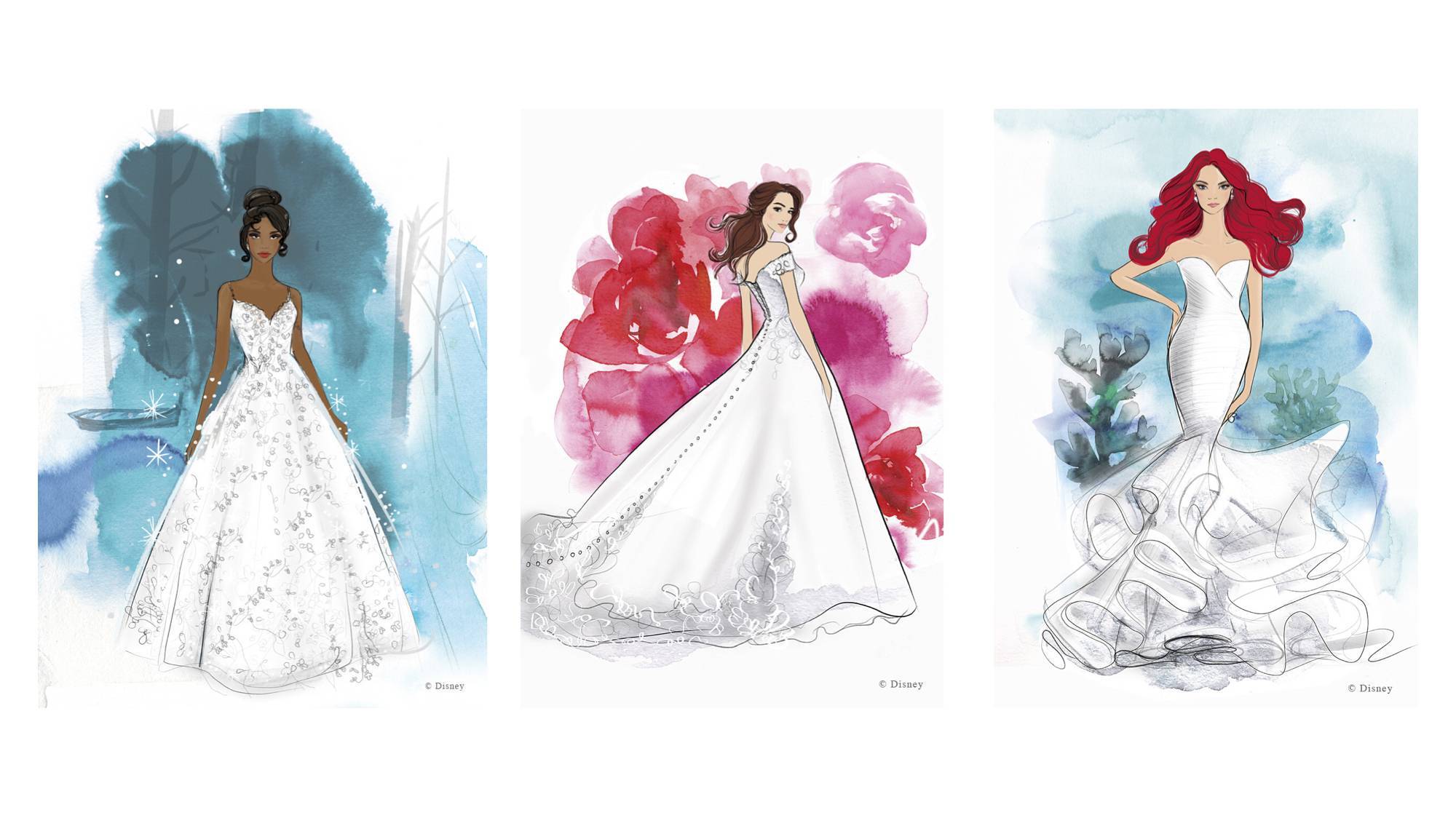 Disney lansează o colecție de rochii de mireasă, iar modelele sunt desprinse din basme