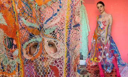 Alexandrei Sipa, tânăra designer care confecționează haine din fire electrice reciclate