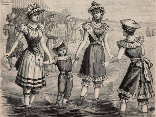 O trecere rapidă prin istoria costumelor de de plajă