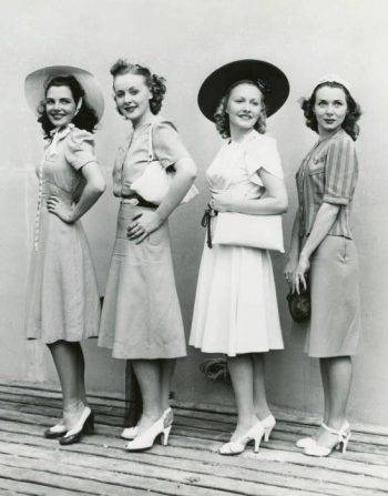 Paradisul pierdut al femeilor independente din decada anilor 1940. Rochii lungi cu talie de Ava Gardner