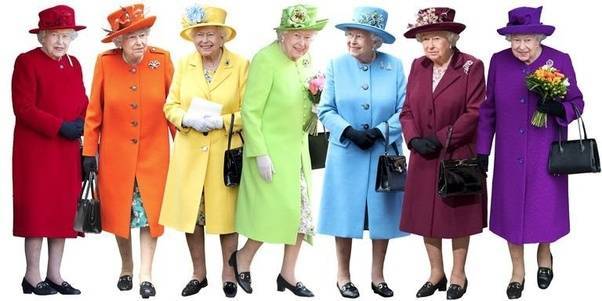 De ce se îmbracă Regina Marii Britanii în culorile curcubeului?