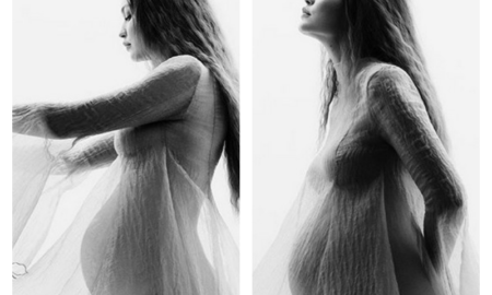 Gigi Hadid își arată burtica în fotografiile uimitoare făcute într-un shooting foto înainte de maternitate