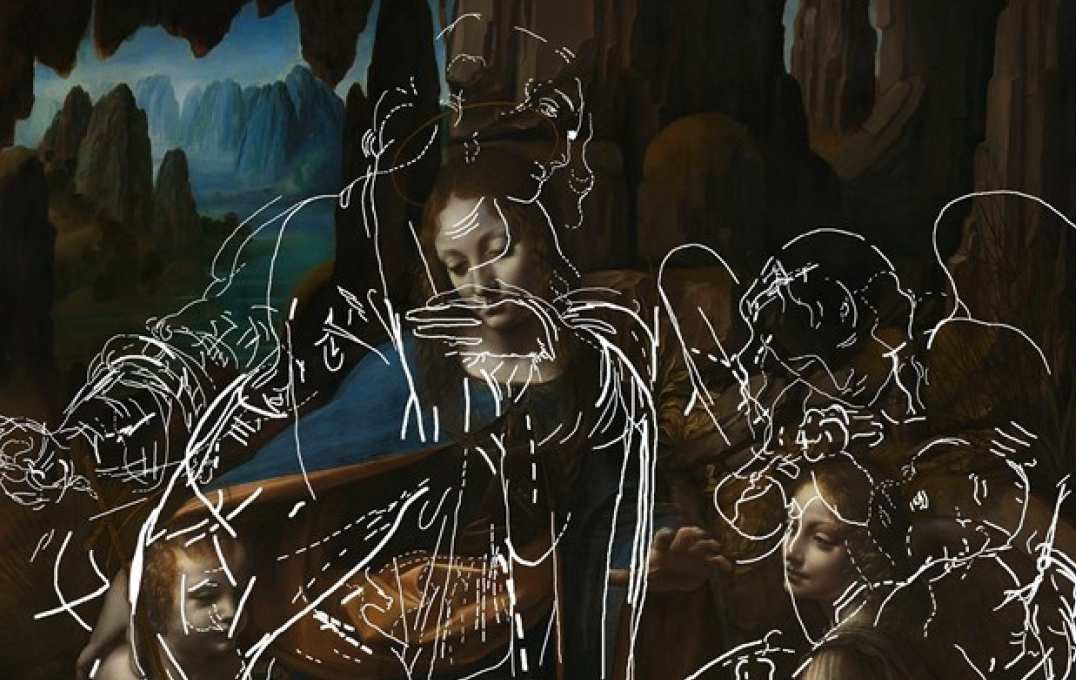 Pruncul Iisus ascuns într-o pictură de-a lui Leonardo da Vinci. Secretul din tabloul „Fecioara între stânci”