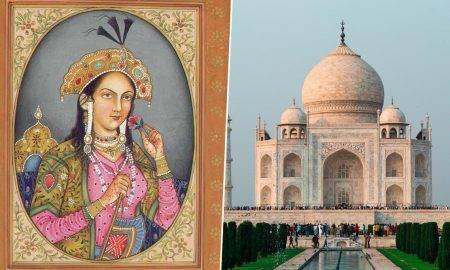 Taj Mahal. Mausoleul construit de regele Shah Jahan pentru soția sa
