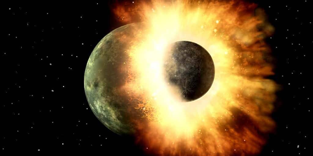 Teoria impactului gigantic. Luna s-a format în urma coliziunii dintre Pământ și o altă planetă