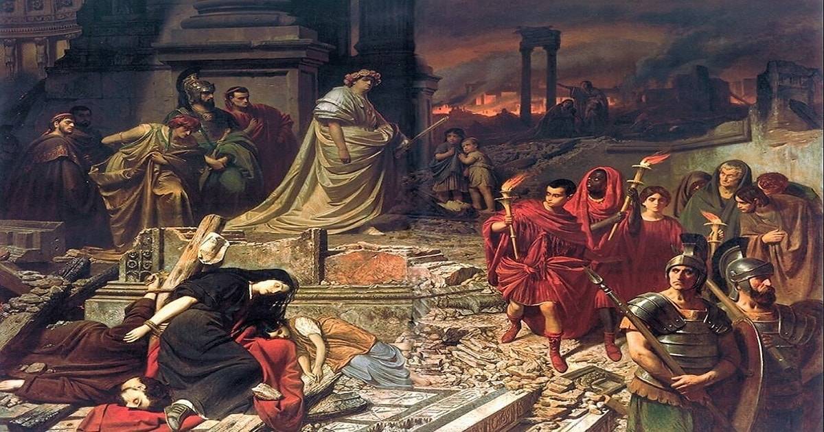 Împăratul Nero recunoscut pentru brutalitatea în conducerea Imperiului Roman