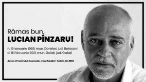 Lucian Pânzaru s-a stins din viață la doar 53 de ani! Lumea Teatrului din Galați se află acum în doliu