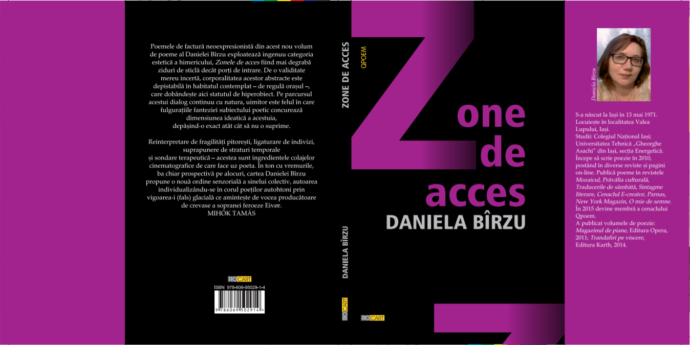 Daniela Bîrzu, Zone de acces