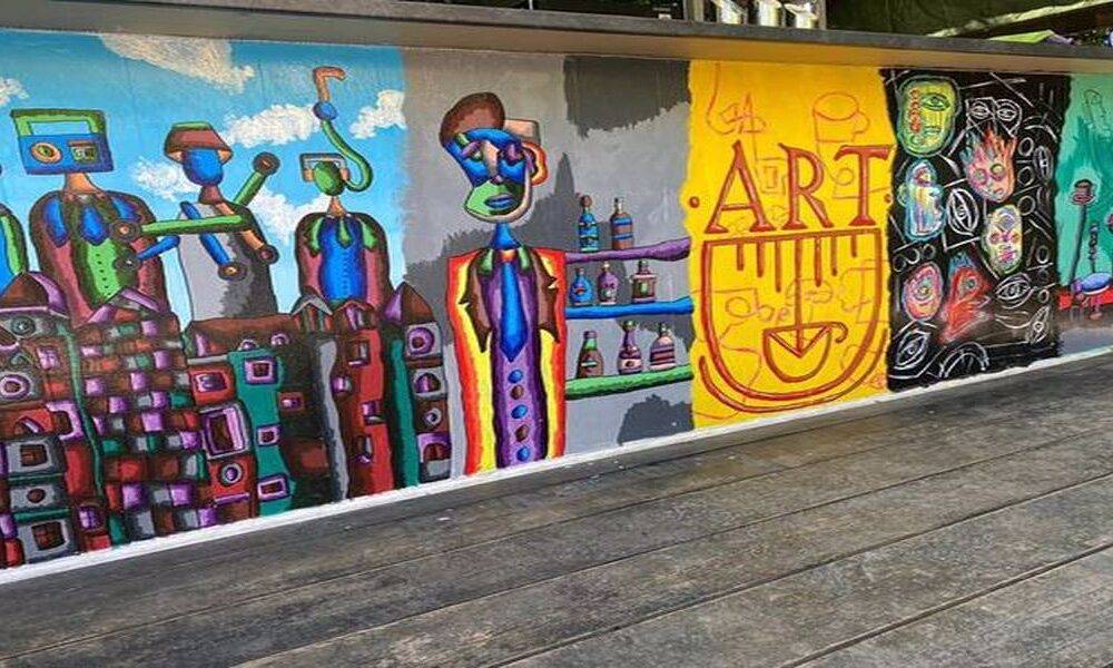 Antonio Doda, Pictură pe perete Art Cafe Downtown
