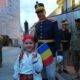 Video. Moment unic în România. La doar câțiva anișori, o fetiță a defilat cu militarii Brigăzii 30 Gardă