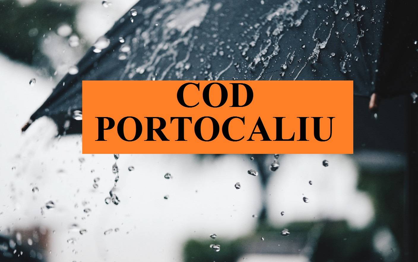 Alertă meteo în România! Cod portocaliu de ploi, grindină și descărcări electrice
