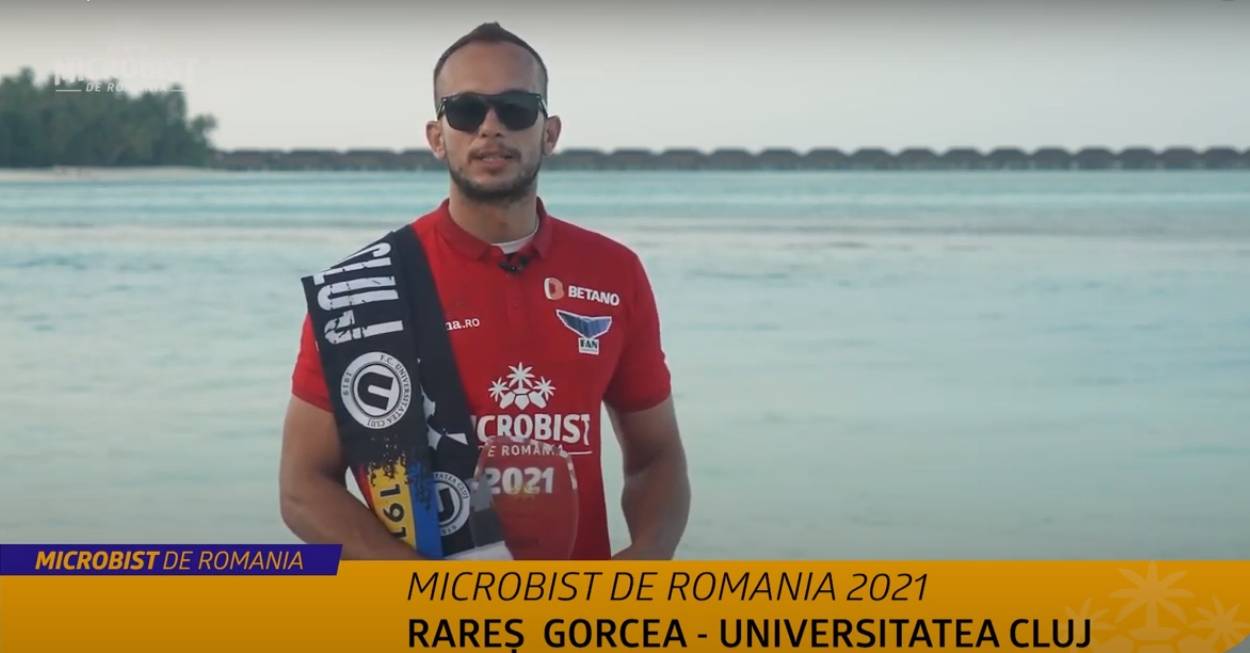 Rareş Gorcea, suporterul U Cluj, este câştigătorul „Microbist de România”