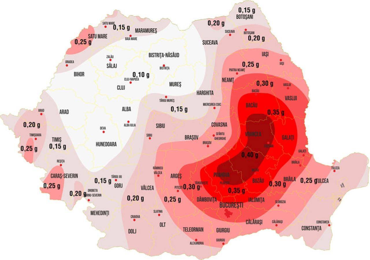 Un cutremur de 4 grade și intensitate II s-a produs în România
