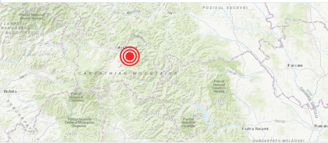 Cutremur într-o zonă atipică din România! Seismul a fost unul de suprafață