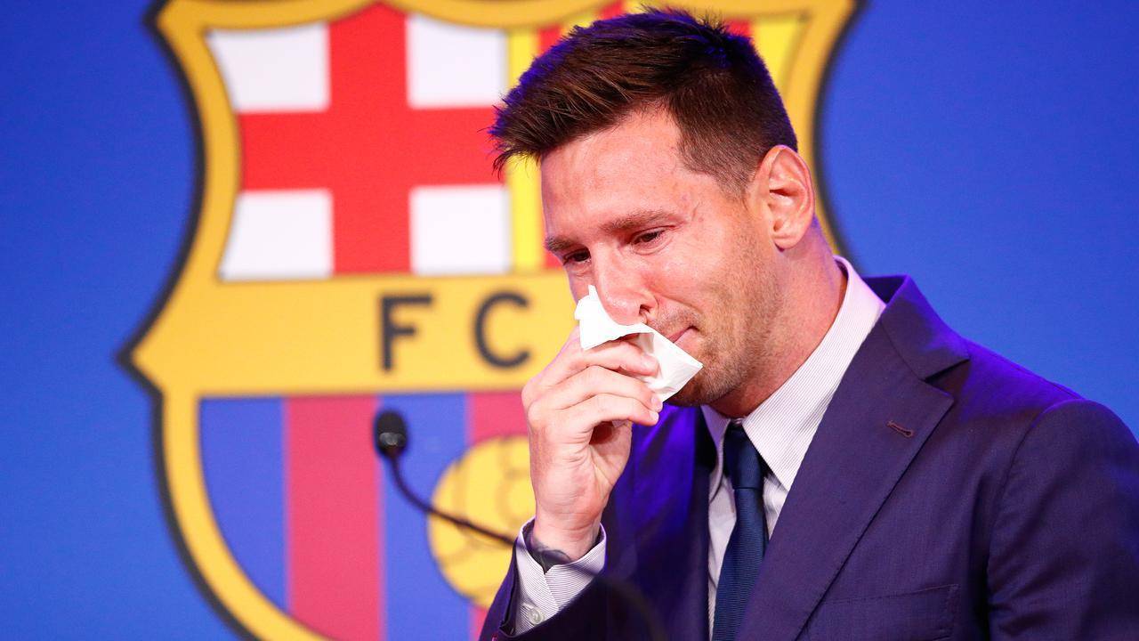 Messi a izbucnit în lacrimi la conferința de despărțire de FC Barcelona: ,,Astăzi trebuie să spun rămas bun”