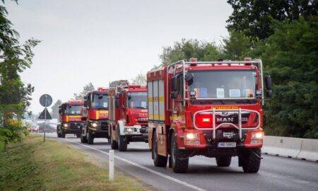 Grecia cere din nou sprijinul României! 142 de pompieri intervin la incendiile de vegetație