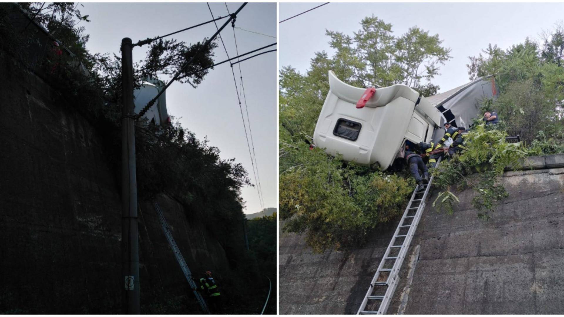 Mersul unor trenuri importante din România, afectat de un grav accident rutier