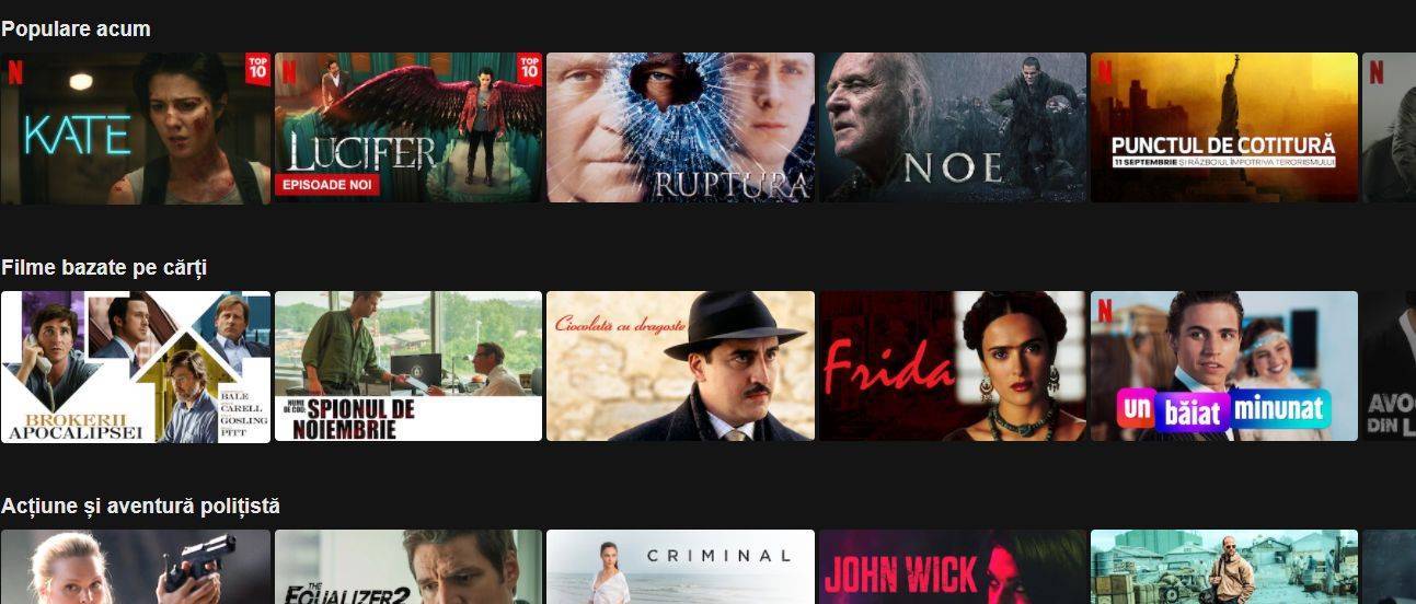 Cele mai căutate filme bazate pe cărți, difuzate pe Netflix în luna septembrie