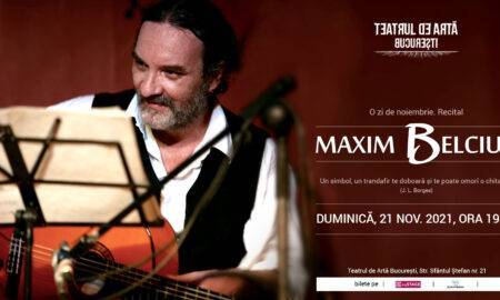O zi de noiembrie cu Maxim Belciug. Recital de chitară