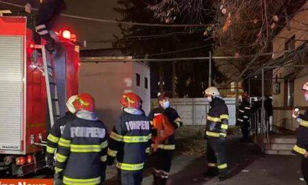 Un spital COVID din Ploiești a luat foc în această dimineață! Doi pacienți au murit și alți 20 au fost evacuați