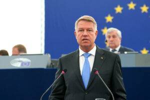 Klaus Iohannis, primul mesaj public, după moartea președintelui Parlamentului European