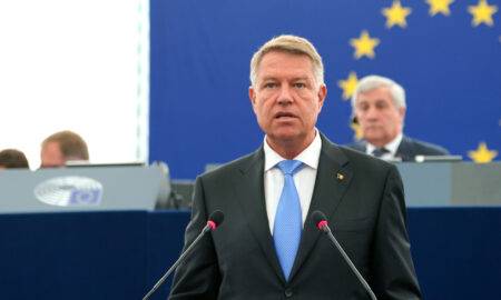 Klaus Iohannis, primul mesaj public, după moartea președintelui Parlamentului European