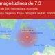 VIDEO. Indonezia, lovită de un cutremur cu magnitudinea de 7,3. A fost emisă alertă de tsunami