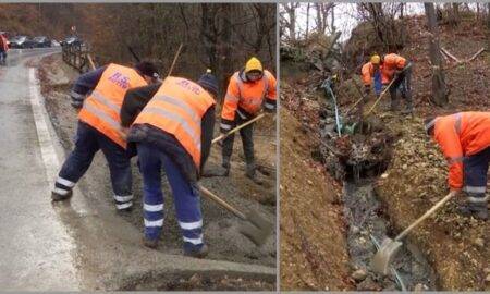 Betonul turnat în Brașov s-a scurs în pădure. Primaria cere firmei să refacă lucrările din banii proprii