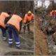 Betonul turnat în Brașov s-a scurs în pădure. Primaria cere firmei să refacă lucrările din banii proprii