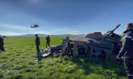VIDEO. Un elicopter militar s-a prăbușit violent. Piloții nu au supraviețuit