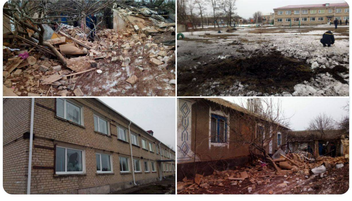 VIDEO. Atac cu mortiere în Ucraina. O grădiniță și o altă locuință au fost bombardate, fiind anunțate și primele victime