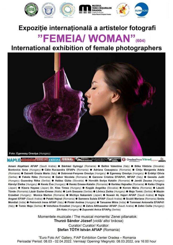 Expoziția internațională „Femeia” organizată în Bihor de 8 martie. Fotografii realizate exclusiv de femei