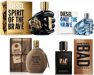 Parfumurile Diesel pentru bărbați, devenite celebre datorită designului inspirat al sticluței