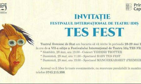 Festivalul Internațional de Teatru Idiș Test Fest ajunge la ediția a VII-a. A fost anunțat programul evenimentului