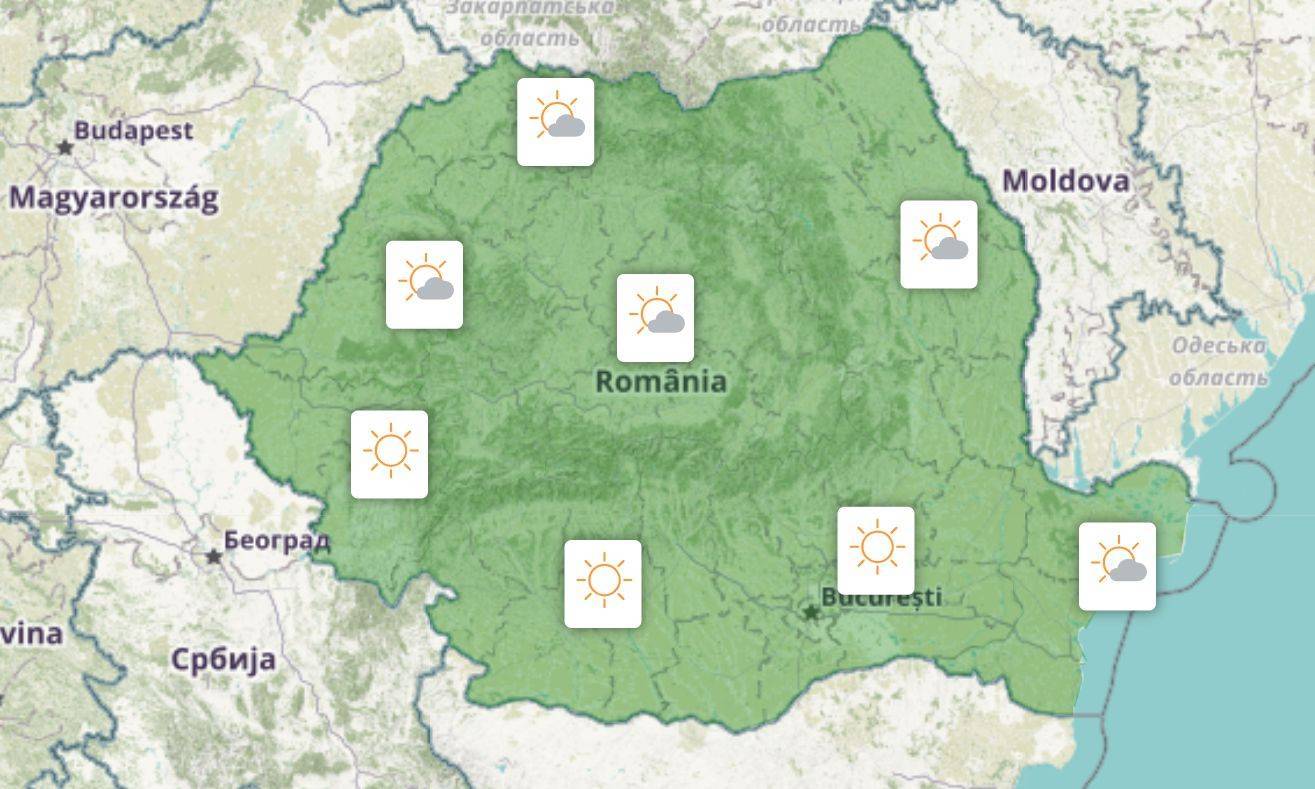 Meteo 12 mai. Un val de căldură este prezent astăzi în România, iar temperaturile vor fi extrem de ridicate