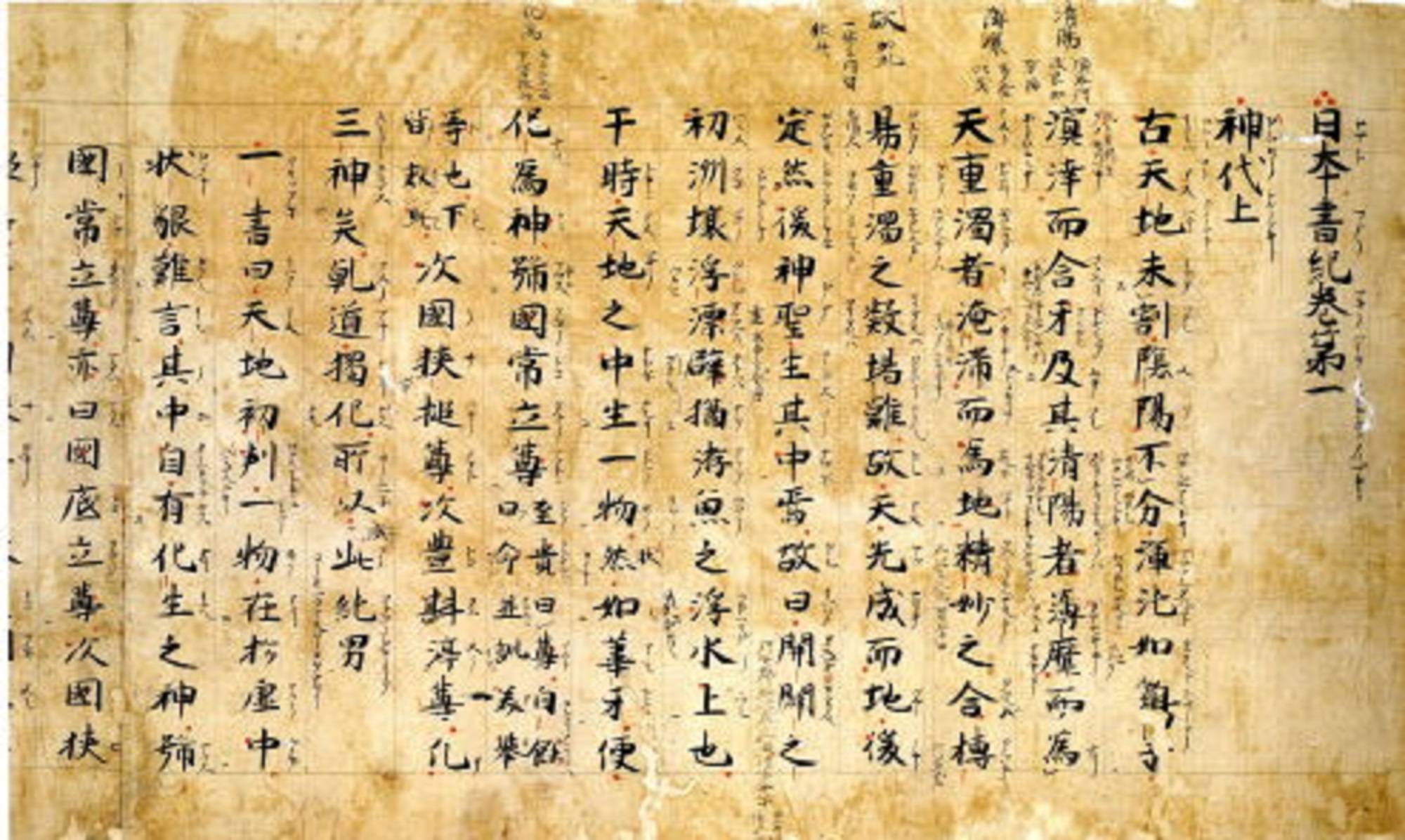 Nihon shoki, una dintre cele mai vechi cărți despre istoria Japoniei
