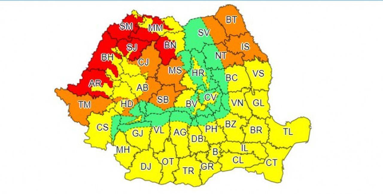 România, grav afectată de caniculă. ANM a emis noi alerte meteo