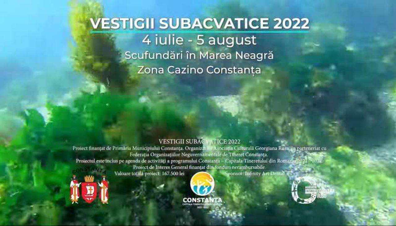 Vești bune pentru turiștii din Constanța. Se organizează tururi subacvatice gratuite la situl arheologic de la Cazino
