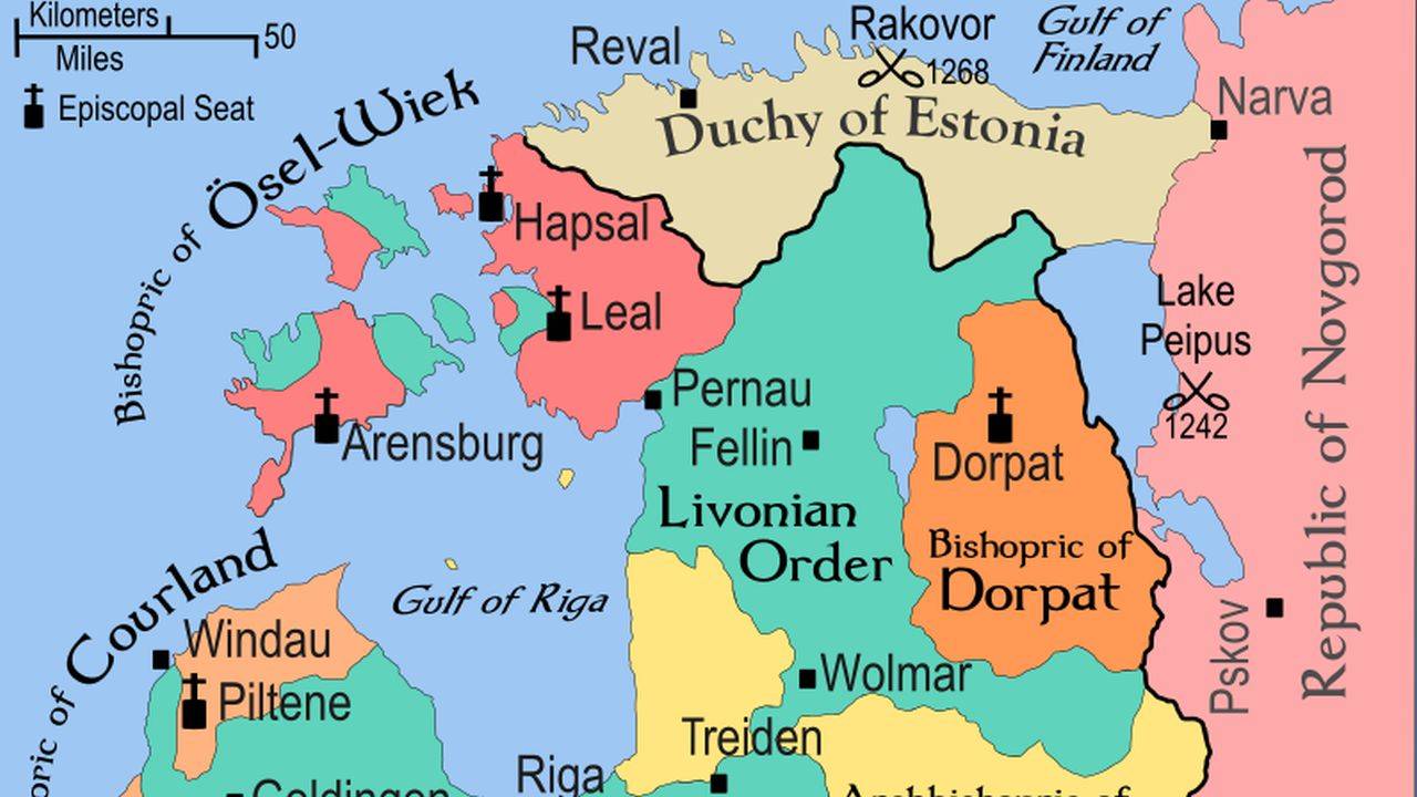 Colonialismul medieval: Ducatul Danez al Estoniei