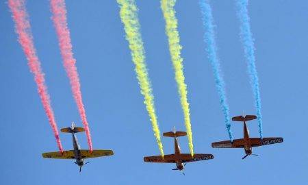 Ziua Aviaţiei Române şi a Forţelor Aeriene, sărbătorită miercuri într-un mod special