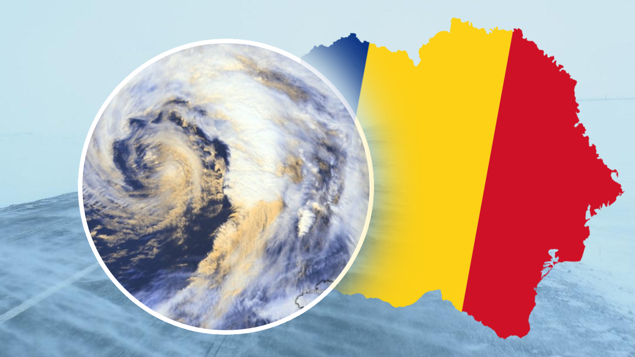 Ciclonul Mathis este în România! Vreme rea și ninsori