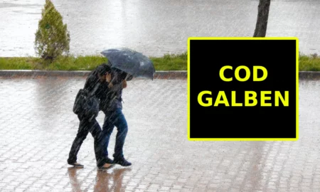 Cod galben de ploi torențiale în România: ANM emite avertismente