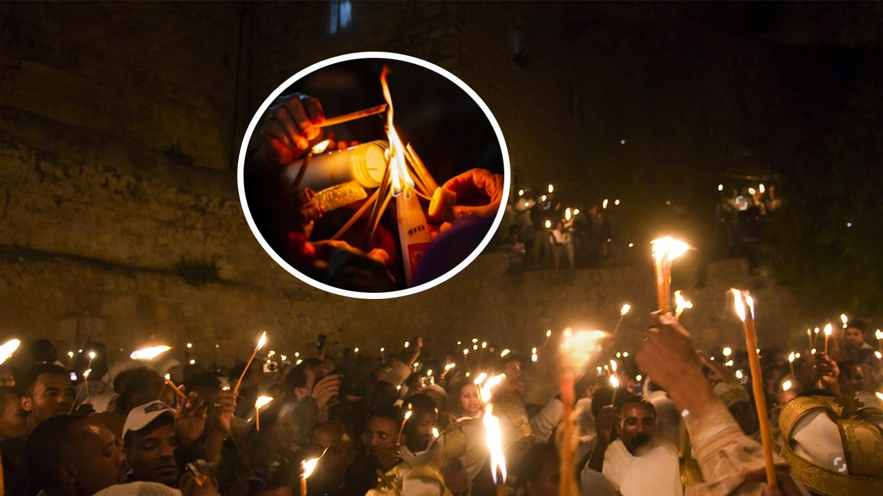 Lumina Sfântă ajunge în România pentru sărbătoarea Învierii. Miracolul prin care aceasta coboară în fiecare an