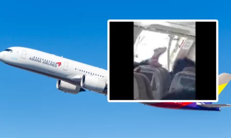Scene infiorătoare: A deschis ușa avionului în zbor, mai multe persoane au ajuns la spital