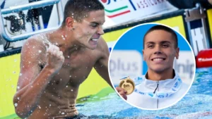Campionul României la înot a dat lovitura din nou! David Popovici a câștigat aurul la proba de 100m fluture