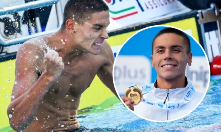 Campionul României la înot a dat lovitura din nou! David Popovici a câștigat aurul la proba de 100m fluture