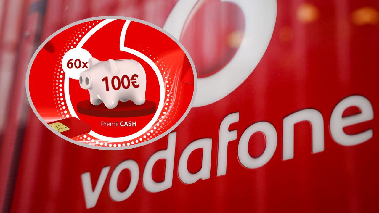 Vodafone oferă premii în valoare de 100 de euro saptămânal, gratuit pentru clienții din România