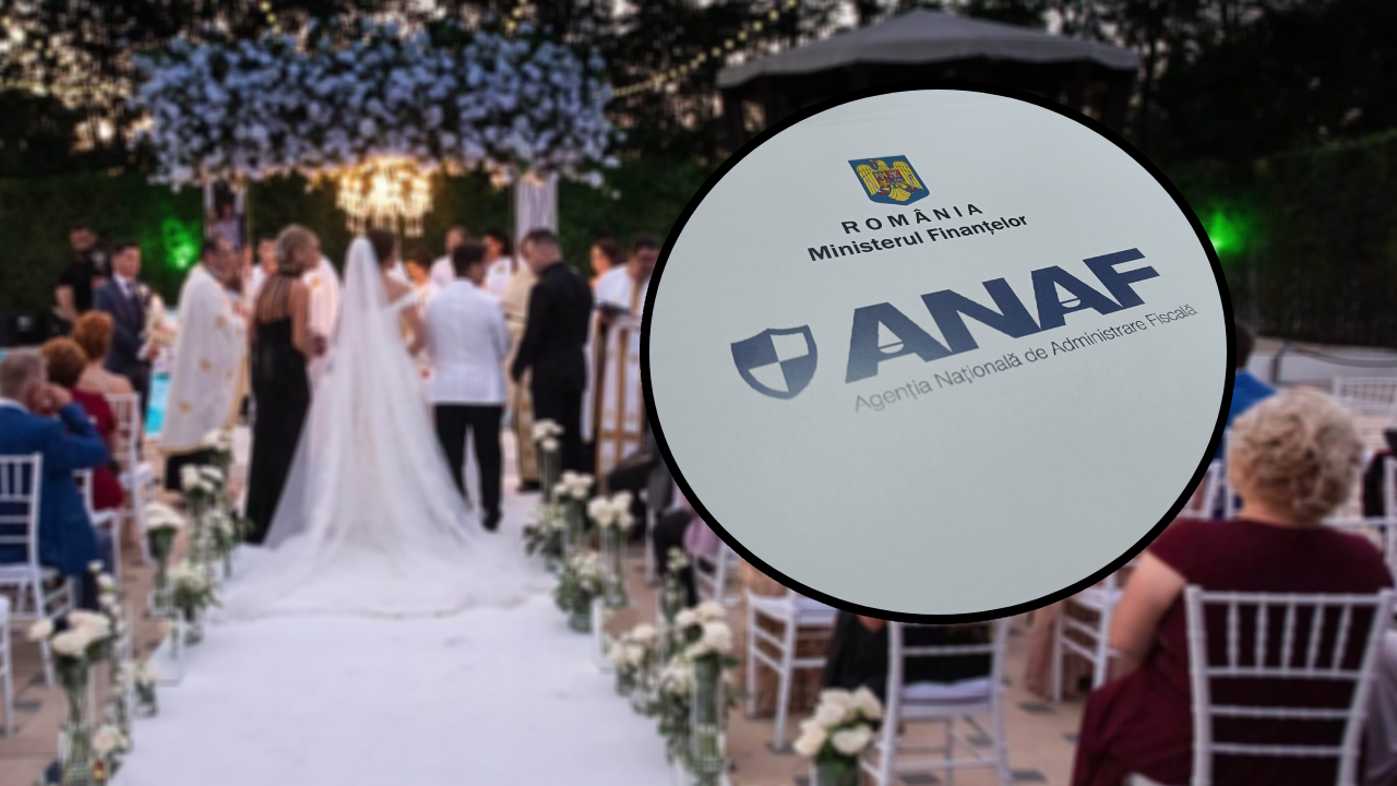 ANAF vânează banii de la nunți! Confiscă jumătate din sumele nejustificate provenite din nunți fastuoase și extravagante