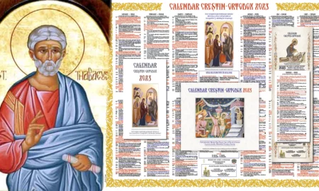 Calendar Ortodox. Povestea Sfântului Apostol Tadeu și a Muceniței Vasa. Eroi sacri care au modelat istoria creștinismului